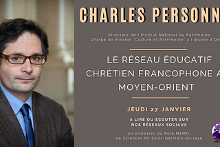 Passé par Sciences Po Paris et de l’Ecole nationale d’administration, Charles Personnaz est…