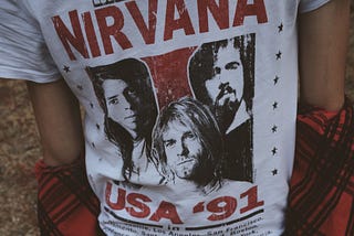 Nirvana band shirt from the USA tour in 1991