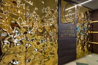 Aqua High Wave Module Wall Panel — Academy of Advanced Aesthetics