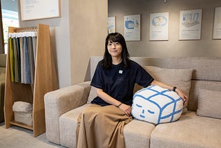 眠豆腐台北店店長 Joyce 分享使用 UniFi 經驗。圖／ 數位時代
