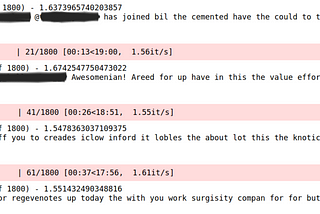 I modeled my co-workers using our office Slack chats. The results were awesomenian.