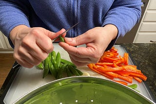 Five Shot Sequence: Cooking Sunday Dinner