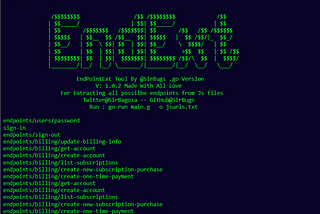 EndExt — Go Tool For Extracting All The Possible Endpoints From The JS Files.