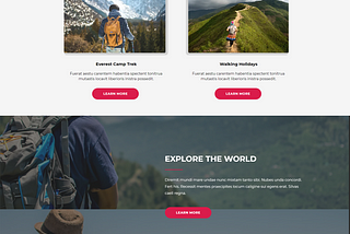 The Outdoor Adventure Website done