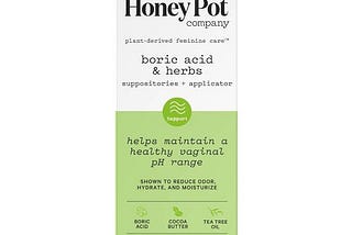 Honey Pot Boric Acid & Herbs Suppositories Review
