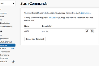 writing a slack command bot