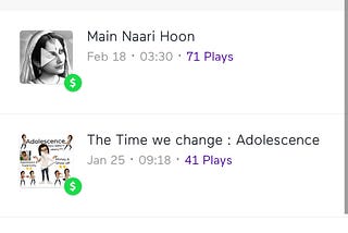 Shubhiran's Podcast "Main Naari hoon" break the record of all episodes.