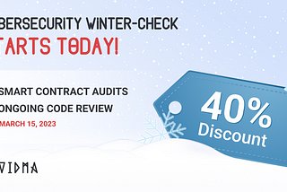 Cybersecurity Winter-check has started with a 40% discount!