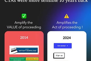 The sorry state of CTA’s Copy today ! 📣 Saas founders, take notice !