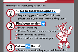 Poster for WPI ARC Tutoring P3