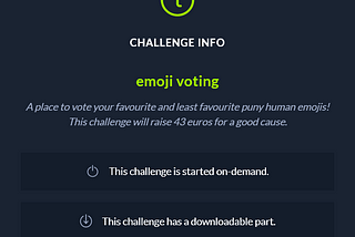 HTB Cyber Apocalypse 2021 — emoji voting