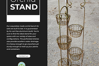 Orchid Stand: Shop Durable and Aesthetic Stands for Your Orchid Collection