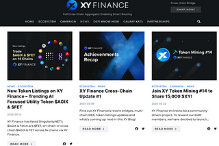 Follow XY Blog for More XY Finance Juicy Updates