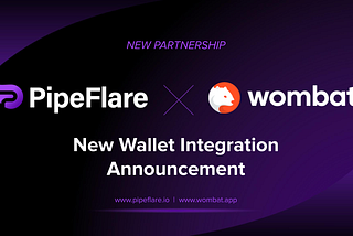 Partnership Announcement: PipeFlare x Wombat