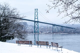 A snowy weekend in Vancouver