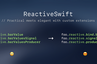 ReactiveSwift: practical meets elegant with custom extensions