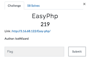 b00t2root ’19 CTF writeup [web 219]EasyPhp