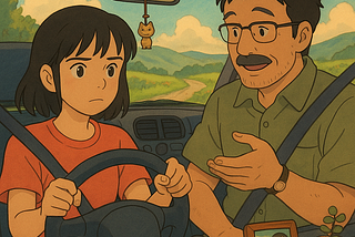 My dad taught me how to drive using metaphors. I didn’t understand them then. I do now.