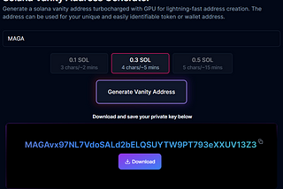 Creating a Ultra Fast Solana Vanity Address with GPU : A Step-by-Step Guide with Solz.app