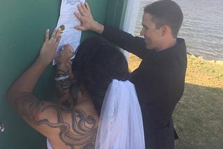 Congrats on getting married, Abigail Montemayor & Brandon Anthony Durance!