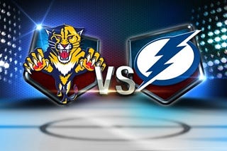 Florida Panthers vs. Tampa Bay Lightning(Last game of the NHL season)
