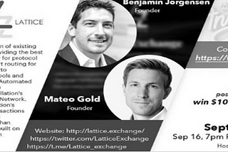 Lattice decentralized exchange