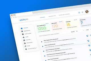 Redesigning Internal College Admins Dashboard — UI/UX Case Study