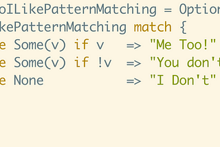 Advanced Scala Pattern matching