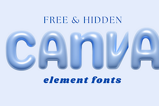 Free Canva Fonts