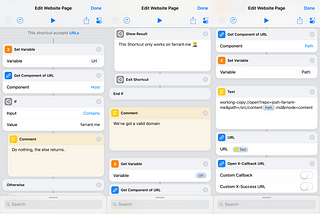 Update your website on the go with Shortcuts for iOS