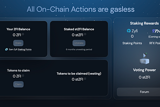 Zyfi Staking Points