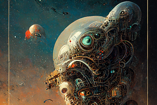 Designing with AI: sci-fi book covers from parallel universes