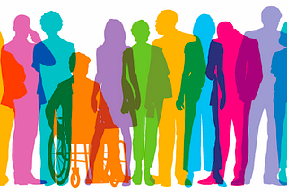 people of various abilities and colours