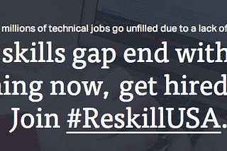 ReskillUSA: Connecting Education to Employment