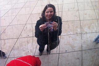 A selfie of author taken in the mirrorized “Bean” monument in Chicago
