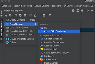 將資料庫從 H2 遷移到 Azure SQL Server