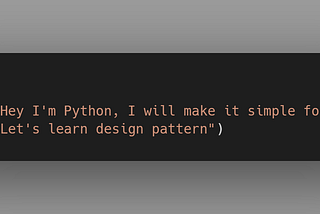 Python Design Pattern- Behavioral | Part 3