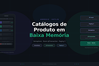 Gerenciando catálogos de produto em dispositivos Android de baixa memória