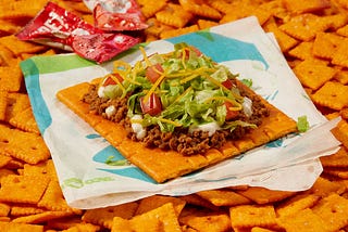 The Death of God. A Dadaist Masterpiece. The Taco Bell Cheez-It Tostada