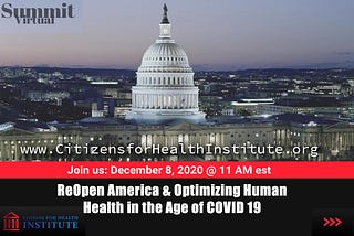 Announcing the Citizens for Health Institute