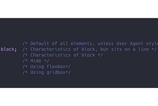 CSS | Display properties