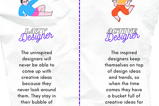 Lazy Designer versus Active Designer — Who Are You?