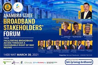 Communique of the Anambra State Broadband Stakeholders’ Conference