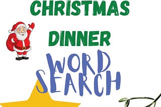 After Dinner Christmas Word Search Puzzle Book Paperback