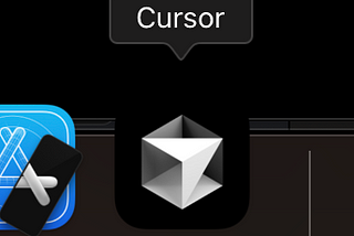Working using Cursor in Xcode
