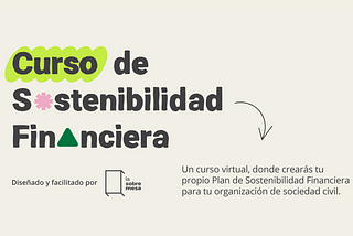 ¡Lanzamos nuestro Curso de Sostenibilidad Financiera para Organizaciones Sociales!