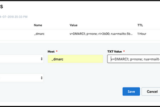 Detailed Guide to publish DMARC Record