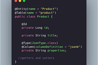 Hibernate Dynamic Update para colunas JSON — Exemplo em Java