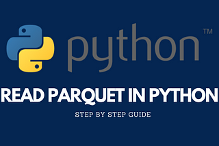 How To Read Parquet Files In Python Without a Distributed Cluster