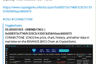 BSC new tokens